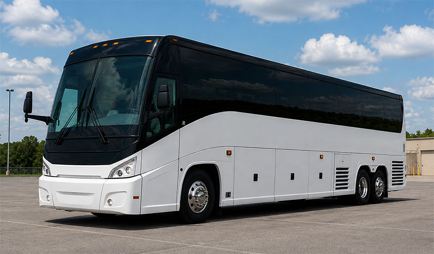 56-passenger charter bus available in Herndon, VA
